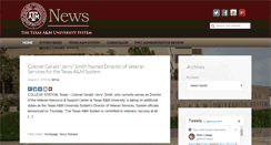 Desktop Screenshot of news.tamus.edu