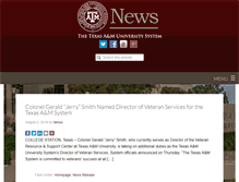 Tablet Screenshot of news.tamus.edu